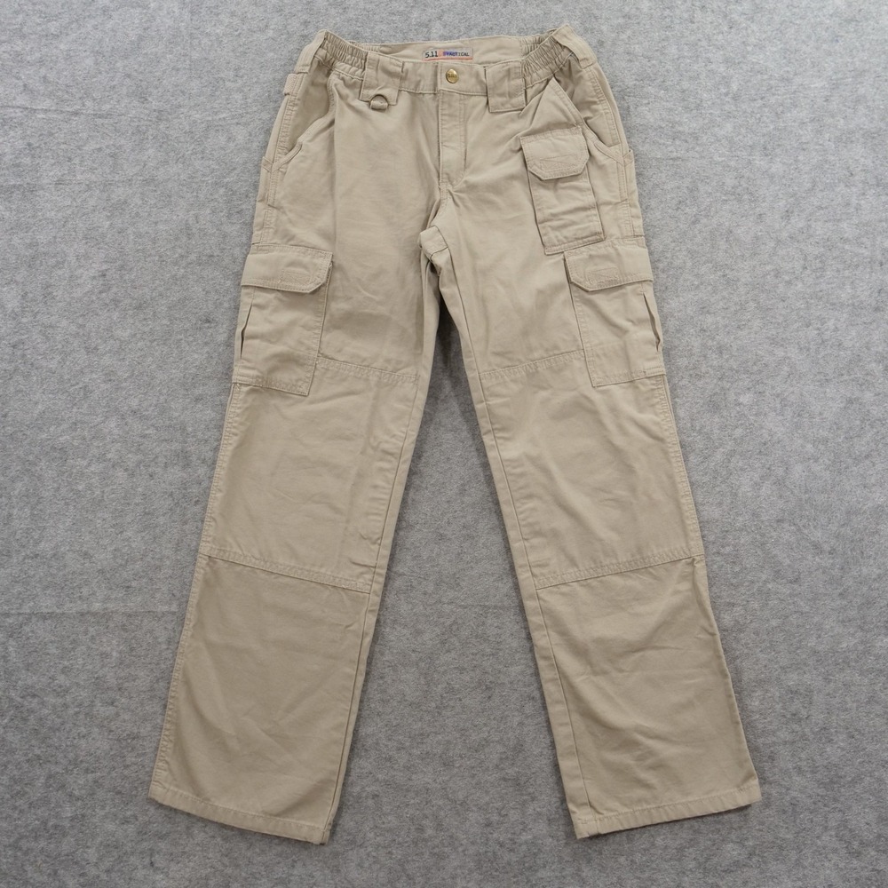 5.11 Pants Womens 2 Beige Cargo Pants Utility Military Reinforced Knees